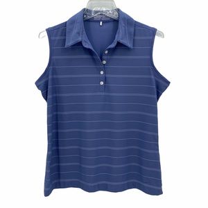 Nike Golf-Women’s Lavender Striped Sleeveless Polo